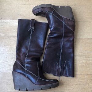 KORS Michael KORS brown pull on brown boots